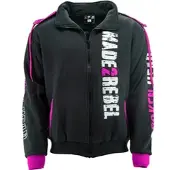 Broken Head Hoodie Made2Rebel Pink Mit Membrane M