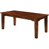 MASSIVMOEBEL24.DE MASSIVMOEBEL24 Esstisch Akazie 200x100x76 nougat lackiert OXFORD #605