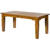 MASSIVMOEBEL24.DE MASSIVMOEBEL24 Esstisch Akazie 140x90x76 honig lackiert OXFORD #0602