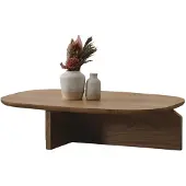 AEA Eleganter Couchtisch aus Walnuss Holz mit modernem Design Hochwertig Möbel