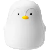 Nuby Baby-Nachtlicht mit 8-Farben-Wechsel, USB aufladbar, Pinguin