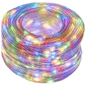 Dripio LED-Lichterkette RGB 5 m, batteriebetrieben, PVC/Kupfer