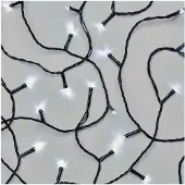 Dripio Lichtkette 5 m, 50 LEDs, kaltweiß, IP44, Erweiterungskomponente C