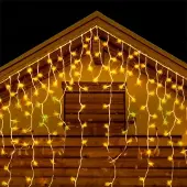 Dripio LED-Eiszapfen-Lichterkette 10 m, warmweiß, 24 LEDs