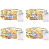 Dripio LED-Lichterkette, 2 m, 20 LEDs, batteriebetrieben, wasserdicht