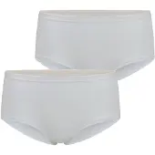 Falke 2-Pack Damen Hipster Daily Comfort, L, Weiß, Uni, Baumwolle