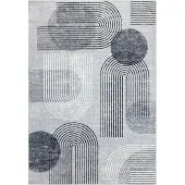Kayoom Teppich "Visionary 126" rechteckig 8 mm Höhe Kurzflor, Modernes Muster, In- und Outdoor geeignet, Wohnzimmer
