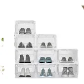 OEM Schuhaufbewahrungsboxen, stapelbar, staubdicht, 9Stück