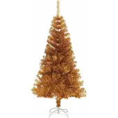 vidaXL Weihnachtsbaum Gold 150 cm PET