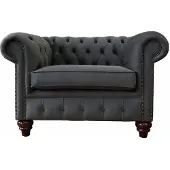 AEA Chesterfield Design Sofa Sessel Couch Polster Luxus Textil 1 Sitzer