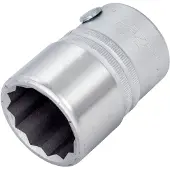 Hazet Doppel-6-Kant-Steckschlüssel-Einsatz 1000Z-27 s: 27 mm Vierkant hohl 20 mm (3/4")