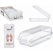 OEM Schuhorganizer, Transparentes Design, Stapelbare Aufbewahrungslösung, 34*16*12 cm