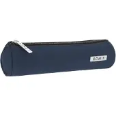 OEM PENNENETUI für runde Schule, Blau, Polyester, 22x8x8 cm