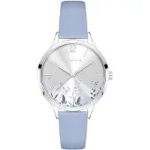 Tamaris Damenuhr - Runde Quarzuhr für Damen - Silber Floral