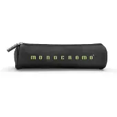 Pigna , Tombolino MONOCROMO Black Schachtel, zylindrische Form, 20x6x6 cm, Schwar
