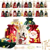 Dripio Adventskalender zum Befüllen, rot, 0,39 kg