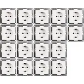 McPower Schutzkontakt-Steckdose Flair 250V/16A Einsteckschutz 18er-Pack