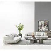 AEA Modernes Wohnzimmer Set 2x 4 Sitzer Couchtisch Beistelltisch