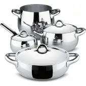 Alessi Kochgeschirr-Set Mami - SG100S7 - 4-teilig - von Stefano Giovannoni