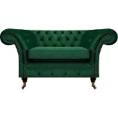 AEA Sessel Polstermöbel Wohnzimmer Textil Chesterfield Polstersitz Einrichtung