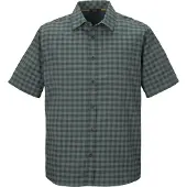 Killtec Funktionshemd "KOS 368 MN WVN SHRT", Herren, Gr. XXL, Normalgrößen, grau (dunkelgrün), Obermaterial: 100% Polyester, Hemden Funktionshemd, Atmungsaktiv, schnelltrocknend, wasserabweisend