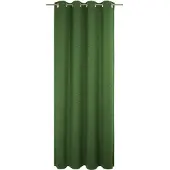Wirth Vorhang "Trondheim B", grün (dunkelgrün), B:132cm H:235cm, Chenille, Polyacryl, Gardinen, Vorhang