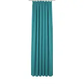 Adam Audio Vorhang ADAM "Uni Collection", blau (türkis), B:142cm H:325cm, Baumwolle (Bio-Baumwolle), Gardinen, Vorhang, aus 100% Bio-Baumwolle, Vorhang nach Wunschmaß
