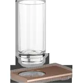 Keuco EDITION 400 Glashalter, Echtkristallglas, 11550299000, Farbe: rotgold gebürstet