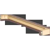 Keuco EDITION 11 Badetuchhalter 622 mm, verdeckte Befestigung, 11101250600, Farbe: Messing gebürstet