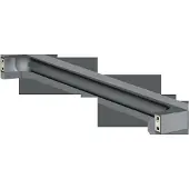 Keuco EDITION 11 Badetuchhalter 622 mm, verdeckte Befestigung, 11101130600, Farbe: Schwarzchrom gebürstet