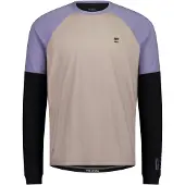 Mons Royale - Tarn Merino Bike Wind Jersey - Radtrikot Gr L grau