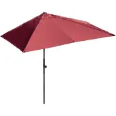 Sonstiges Sonnenschirm Halbrund Rechteckig 200x100/250x130cm Polyester UV30+