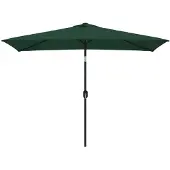 Sonstiges Sonnenschirm rechteckig 300x200cm Grün Polyester Gartenschirm