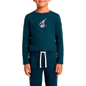 Super.natural - Kid's Bunny L/S - Merinolongsleeve Gr 164 blau