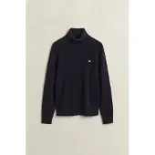 Gant für Damen. 4802419 Rollkragenpullover marineblau (XL), Lässig, Wolle, Klassisch, Langarm