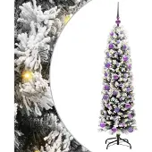 vidaXL Künstlicher Weihnachtsbaum mit 150 LEDs mit Ständer Grün 150 cm