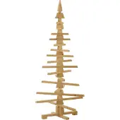 Syfax Holz Weihnachtsbaum KOTKA 150 cm Massives Kiefernholz