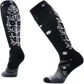 Smartwool - Women's Ski Full Cushion Ice Blossom OTC Socks - Skisocken Gr 34-37 schwarz