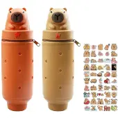 Merkloos Pennenetui 2-in-1 - Kawaii Design - Telekopisch und Multifunktional