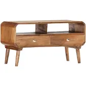 Syfax TV-Schrank 90 x 35 x 47 cm Massivholz Mango