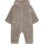 Huttelihut Overall - Wolle - Teddy - Camel Melange - - 74 - Overalls