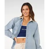 Rip Curl RipCurl Surf Side Relaxed Denim Shirt washed blue (9756) M