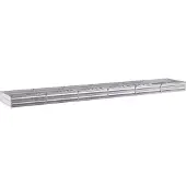Syfax Hochbeet im Garten Verzinktes Silber 480 x 80 x 24 cm