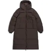 Bergans Damen Winterjacke Oslo Down Long Coat Women Braun L