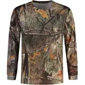 Stealth Gear Langarm T-Shirt Polyester Camo Forest Print XXL