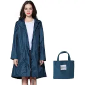 Merkloos Wasserdichte Regenjacke mit Kapuze für Outdoor-Aktivitäten