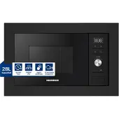 Heinner HMW-MDBI28GDBK Einbau-Mikrowelle 28L , 900W, Grill 1000W, 21 Programme, Schwarz