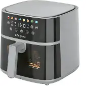 OEM Heißluftfritteuse 6L, Doppelheizung, digital, 80-200°C, 1700W, perlgrau