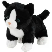Merkloos Solidchoice - Kuscheltier Katze Toby, 14 cm