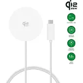 4smarts Qi2 MagSafe Kabelloses Ladegerät weiß